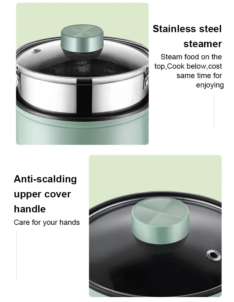 Electric Rice Cooker Single Double Layer 220V Multi Cooker Non-Stick Smart Mechanical MultiCooker Steamed Rice Pot For Home EU