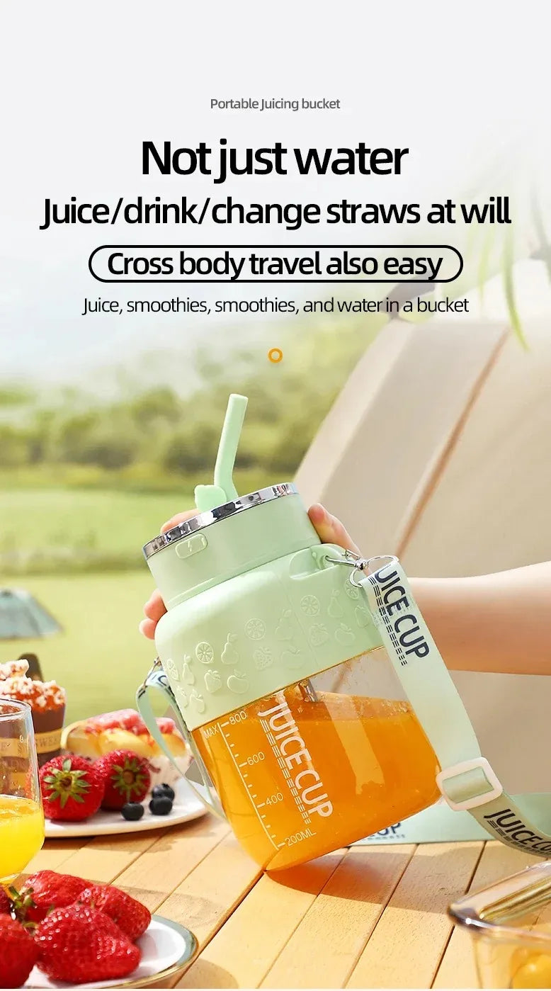 Portable Juicer Blender High-Speed Mini Fruit Juice Cup with Stylish Design Powerful Motor for Home Outdoor Compact Convenient