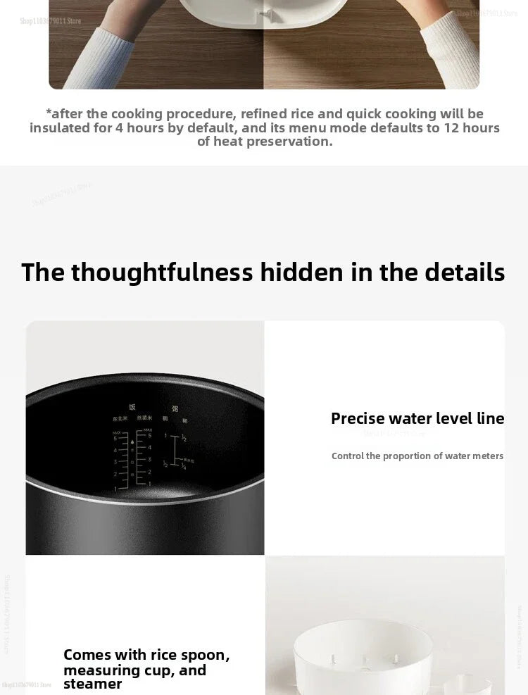 Xiaomi Mijia Rice Cooker N1 3L Energy Saving Edition Home Use 2-3 People 28Minutes Super Fast Cooking Multi-function Rice Cooker