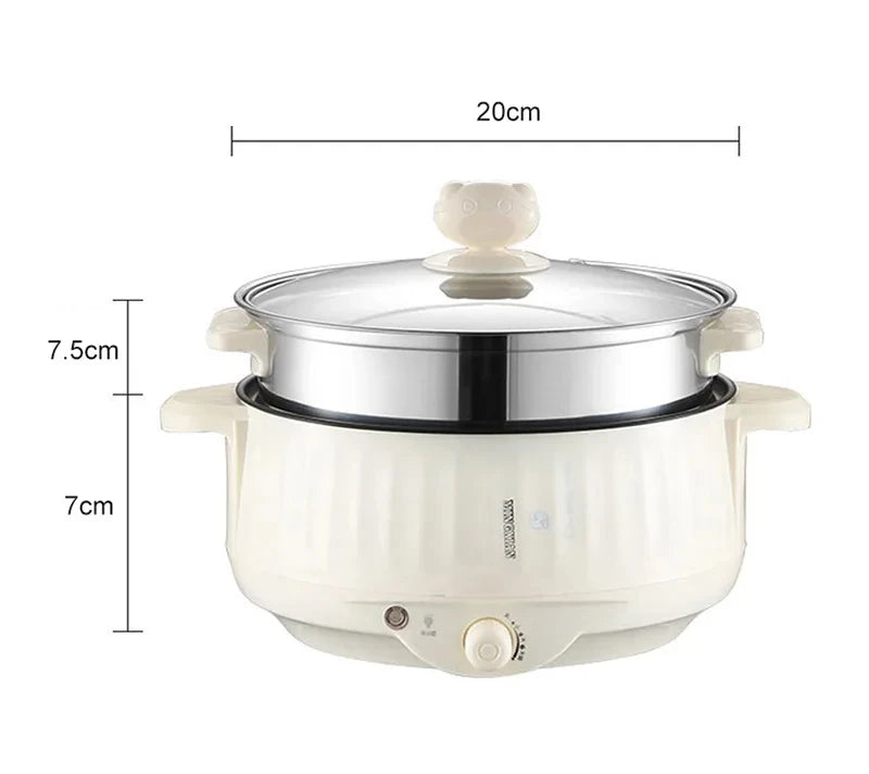 Convenient, Versatile Double Layer Non-Stick Compact Rice Cooker and Hot Pot - Ultimate Multifunctional Cooking Appliance for Bu
