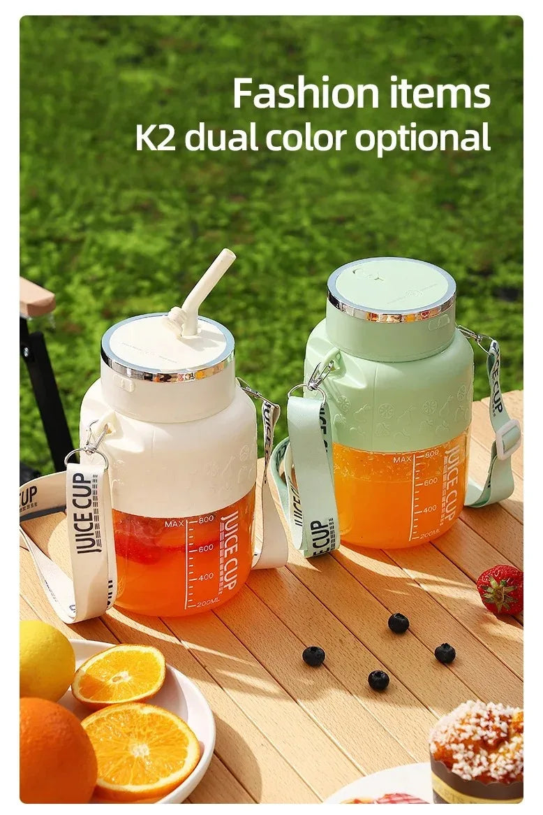 Portable Juicer Blender High-Speed Mini Fruit Juice Cup with Stylish Design Powerful Motor for Home Outdoor Compact Convenient