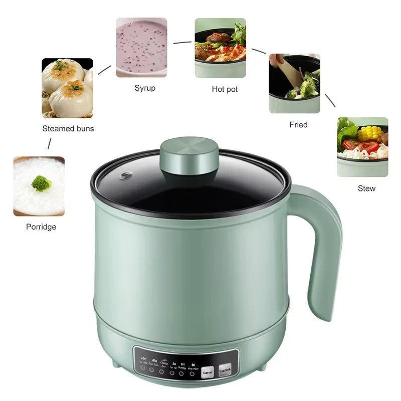 Electric Rice Cooker Single Double Layer 220V Multi Cooker Non-Stick Smart Mechanical MultiCooker Steamed Rice Pot For Home EU