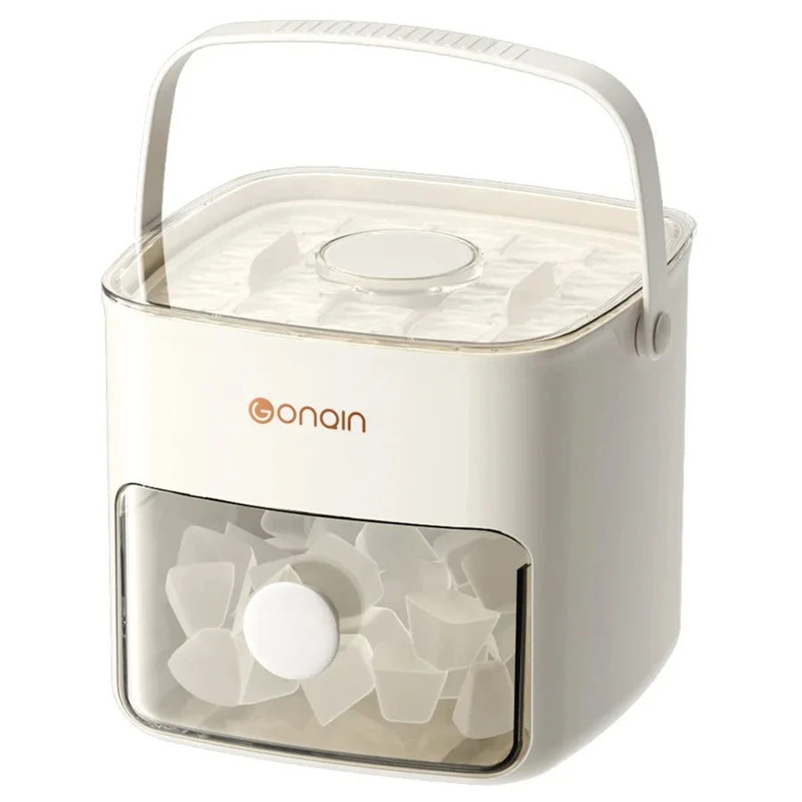 48-Block Ice Cube Machine Food-grade Summer Double Design Ice Maker Mold With Easy-press Lid Large Capacity Refrigerator Storage