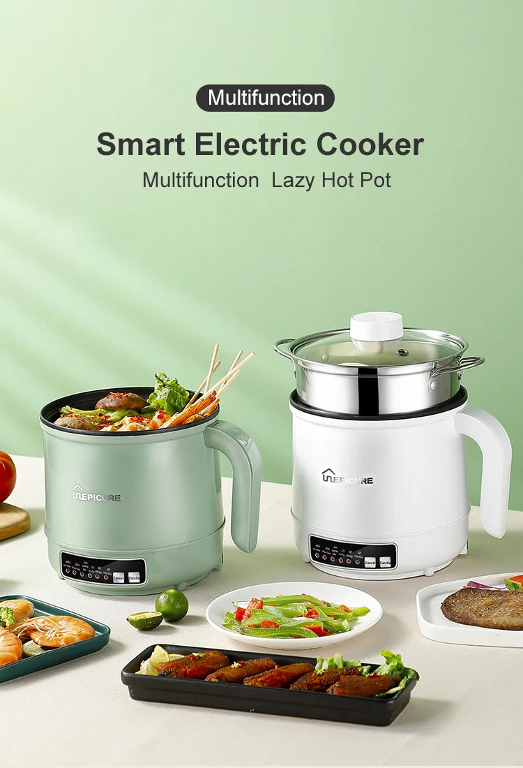 Electric Rice Cooker Single Double Layer 220V Multi Cooker Non-Stick Smart Mechanical MultiCooker Steamed Rice Pot For Home EU