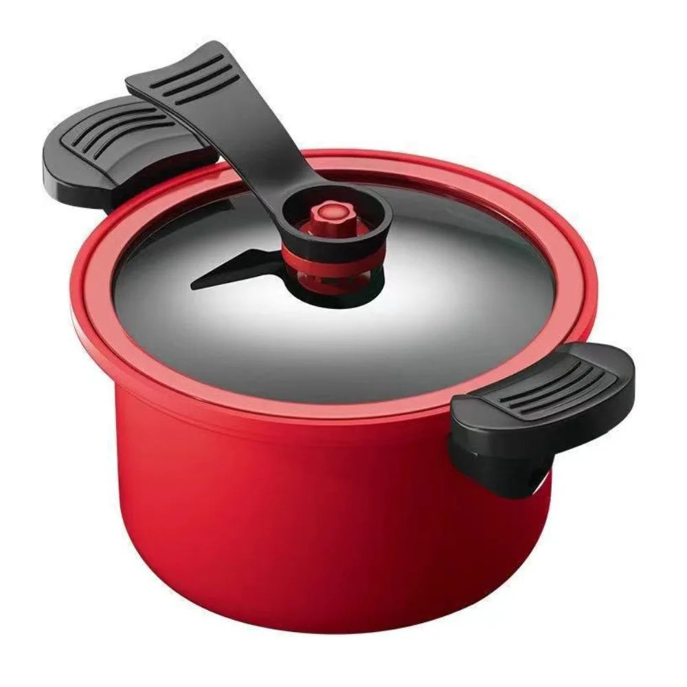 3.5L Pressure Cooker Soup Meat Pot Rice Cooker Gas Stove Micro Pressure Cooker Stew Pot Non-Stick Cooking Pots Kitchenware